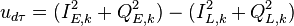 u_{d\tau}=(I_{E,k}^2+Q_{E,k}^2) - (I_{L,k}^2+Q_{L,k}^2)